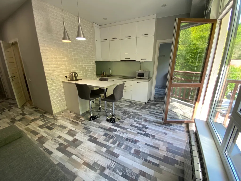 Квартира с балконом и видом