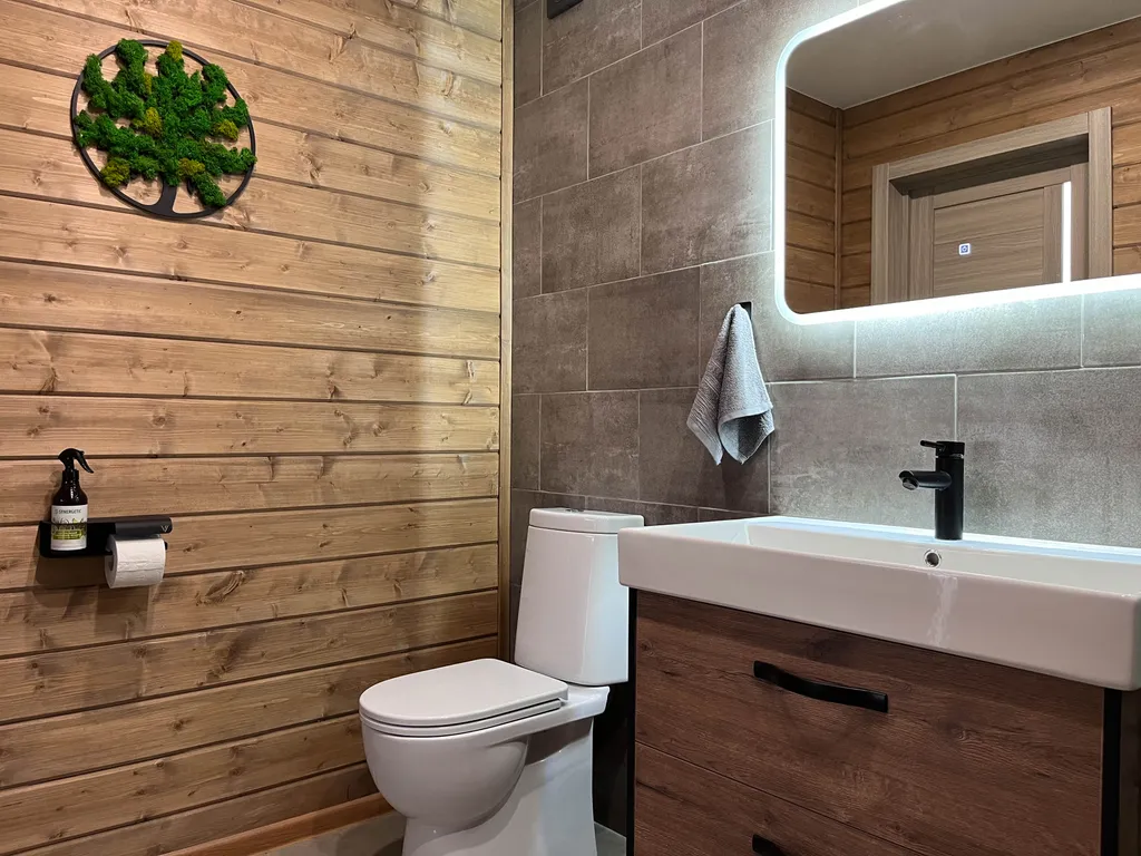 Дом отдыха барнхаус у Волги с баней и банным чаном