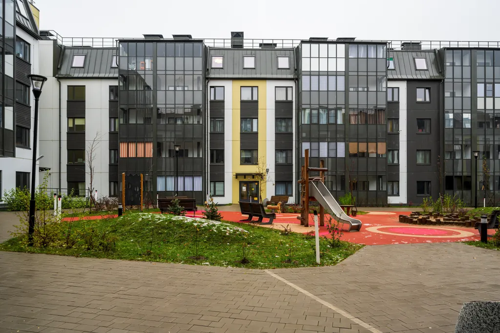 Квартира Светлая и комфортная квартира в ЖК Юттери — Колпино