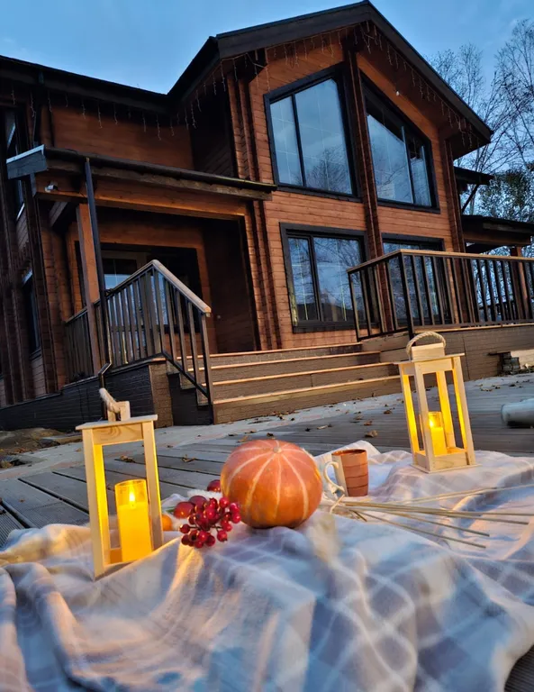 Коттедж Загородный дом "Тотем Камчатка" с термальным бассейном, баней и чаном — Термальный