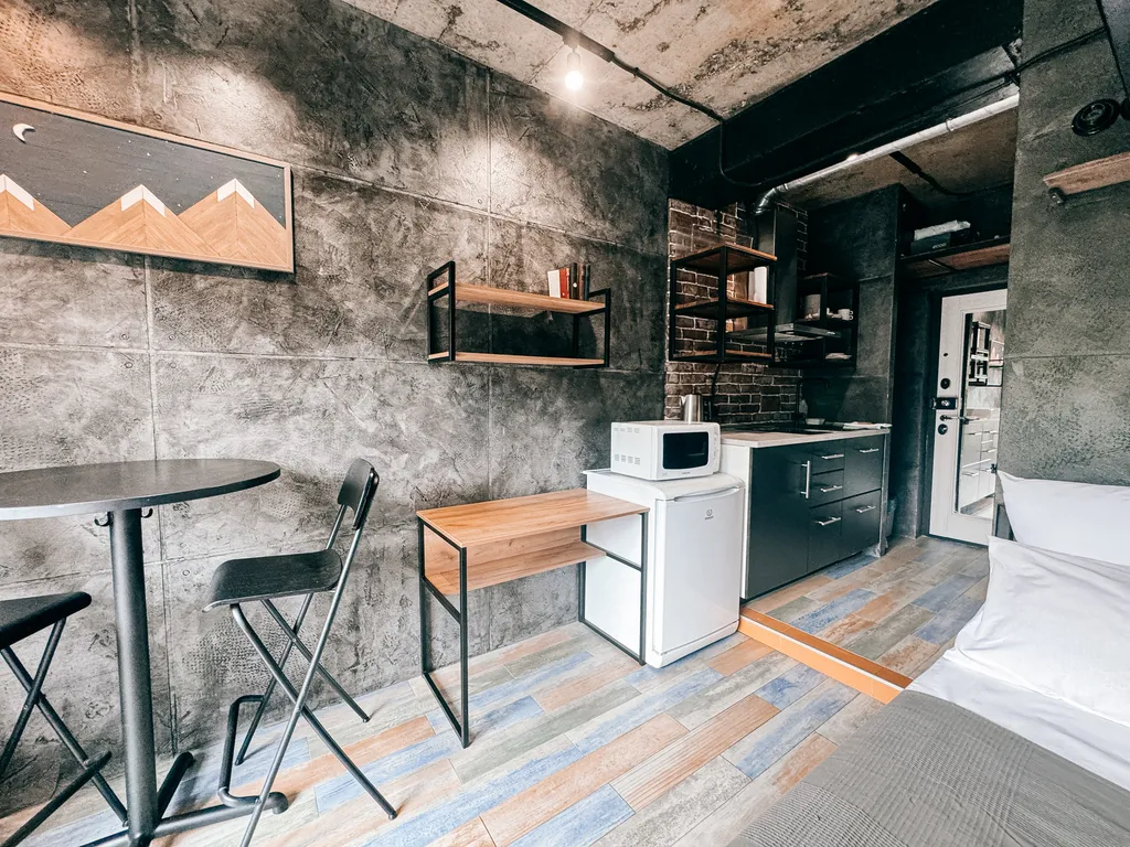 Студия 10 в стиле лофт