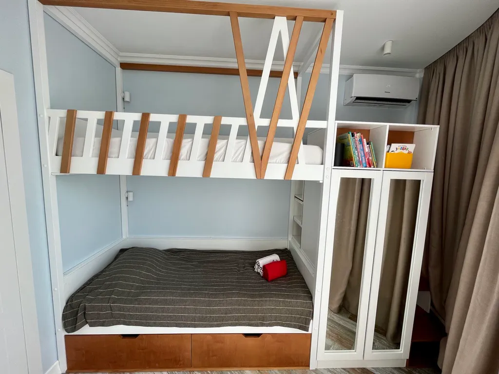 Удобная квартира для отдыха большой семьи в собственном ритме