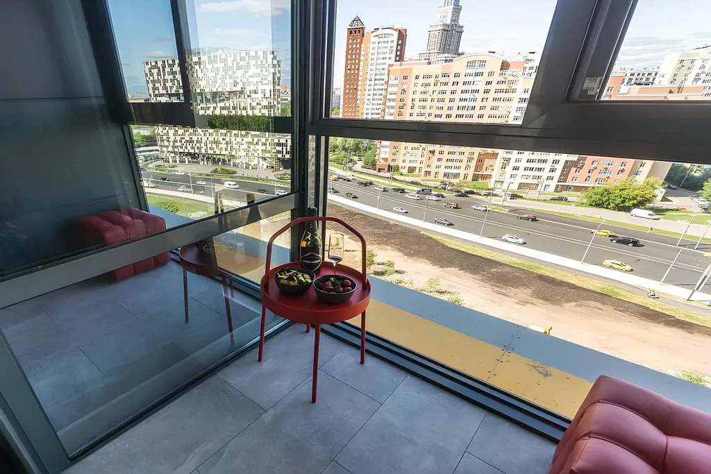 Квартира Квартира Студия Красное и чёрное 243. Арт Апартс Запад. — Москва