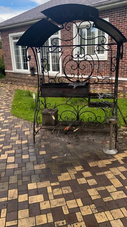 Коттедж с баней на дровах