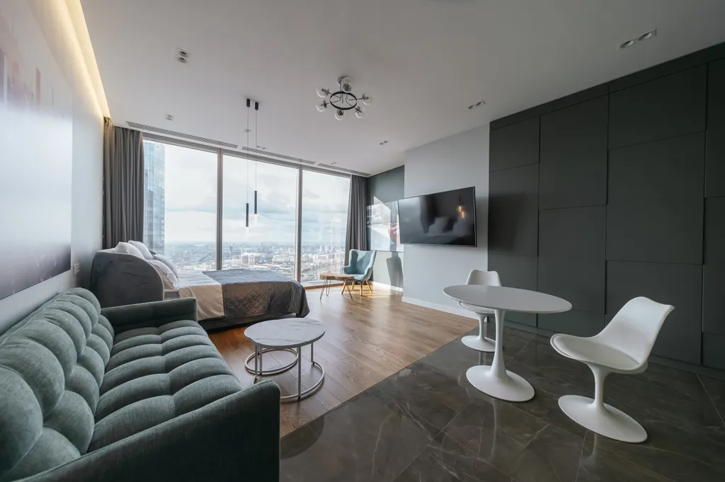 Апартаменты на 77 этаже с видом на закат