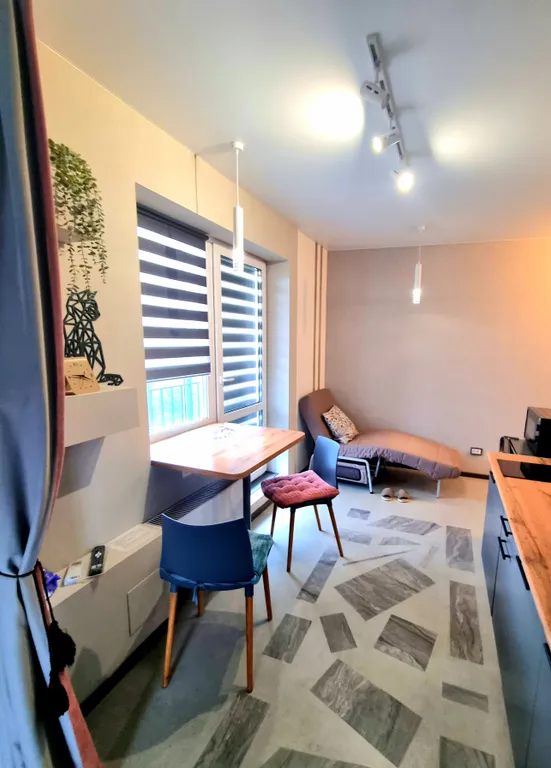 Уютная студия в сердце города на 13 этаже с панорамным видом