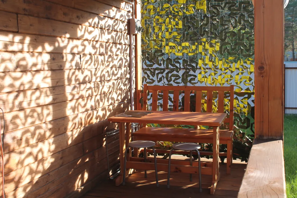 Уютный домик с двуспальной кроватью