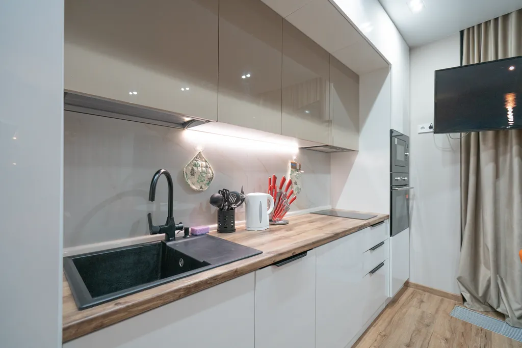 Дизайнерские апартаменты LS-LUX-ORANGE в ЖК Крымская Резиденция