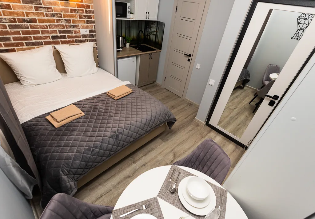 Уютная студия рядом с лесопарком