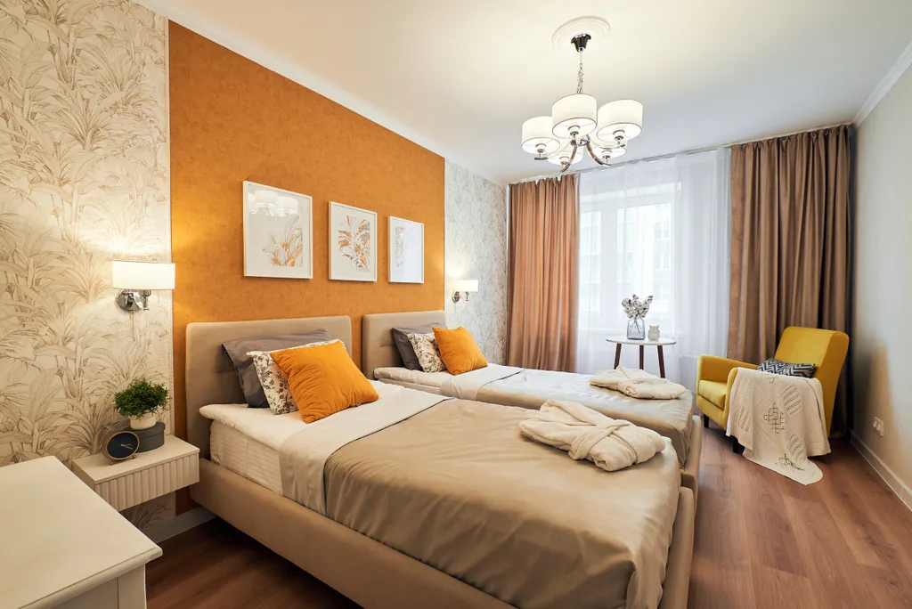 Квартира Квартира Тучков Арт Деко — Песочный