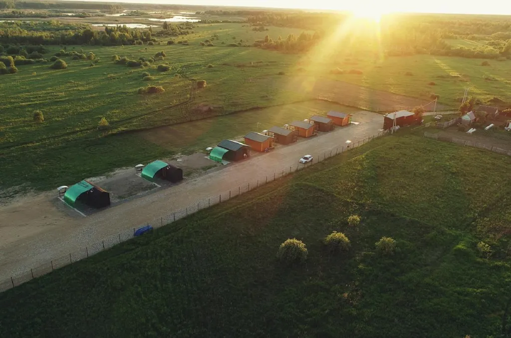 Двухместный дом с террасой