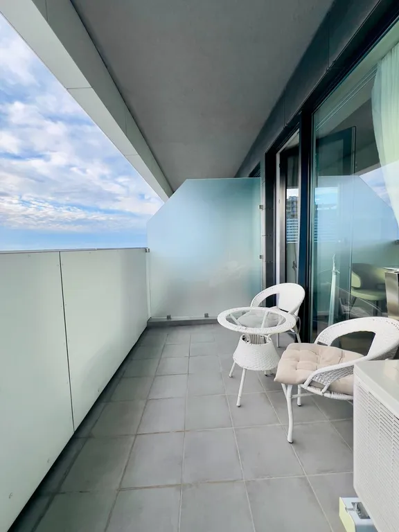 Alliance Palace, вид на закат, море и поющие фонтаны