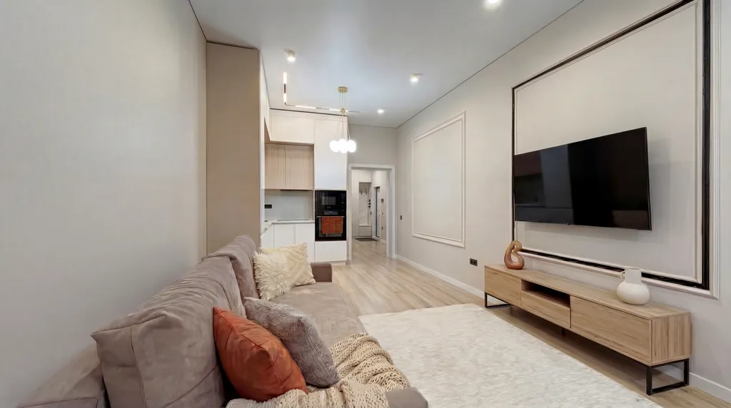 Просторные, стильные апартаменты с видом на горы