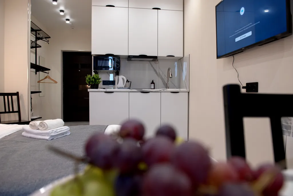 Уютная квартира-студия в ЖК бизнес-класса