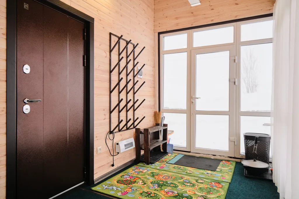 Дом с верандой, камином и сауной - вид на горы