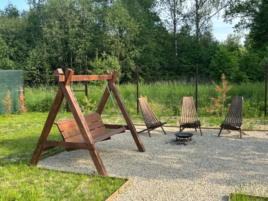 Дом у леса с баней и чаном