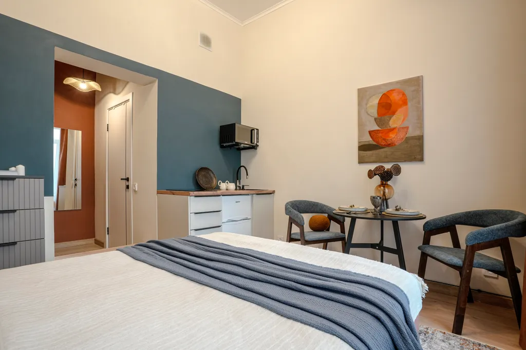 Уютная студия для двоих в новом доме 10 мин от метро