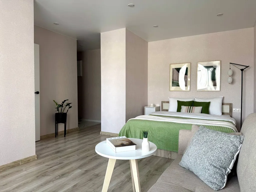 Апартаменты с видом на Онежское озеро и речку Лососинку