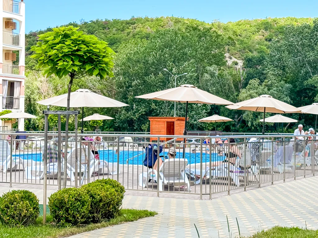 Уютная студия Мята с видом на горы