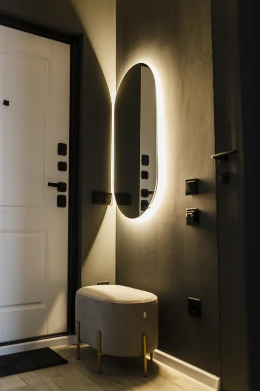 Стильная студия с дизайнерским ремонтом