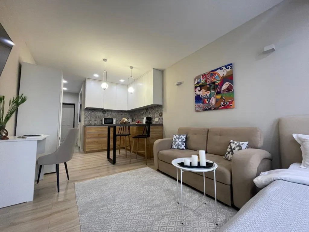 Этно студия Жетысу с прекрасным видом на горы