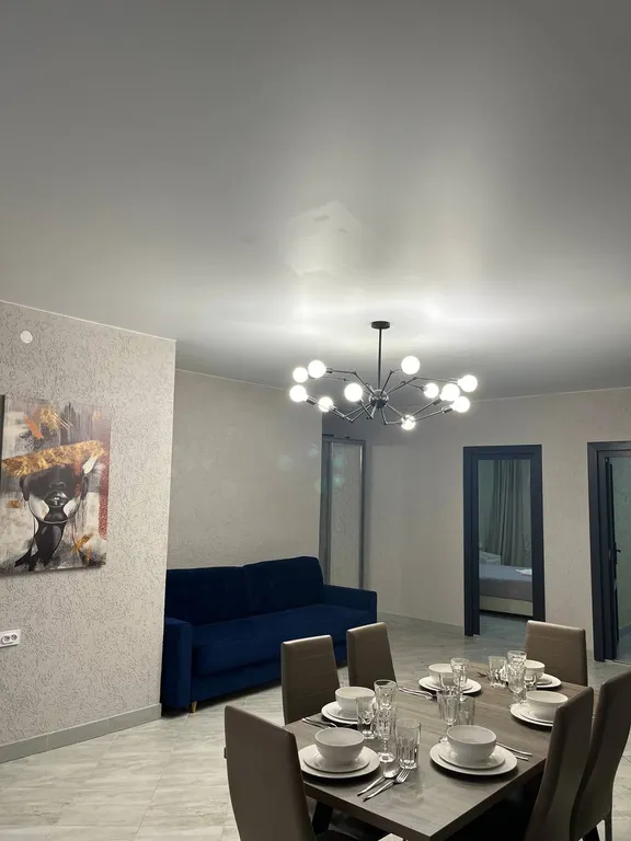 3-комнатные апартаменты с кухней на черном море