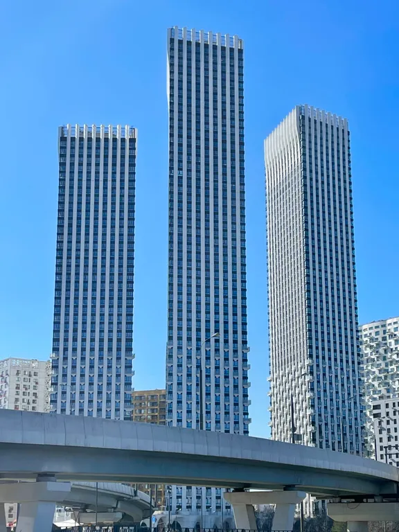 Квартира Видовая квартира-студия у метро в ЖК Wellton Towers — Москва