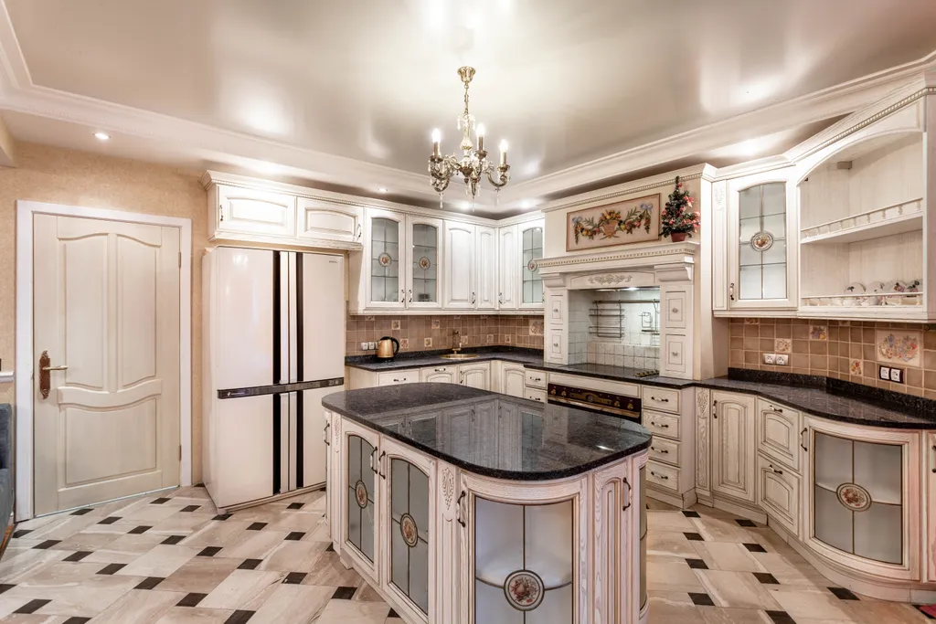 2-комнатная квартира с камином в современном доме в центре города