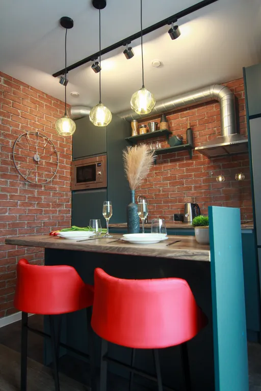 Стильная студия с панорамным видом