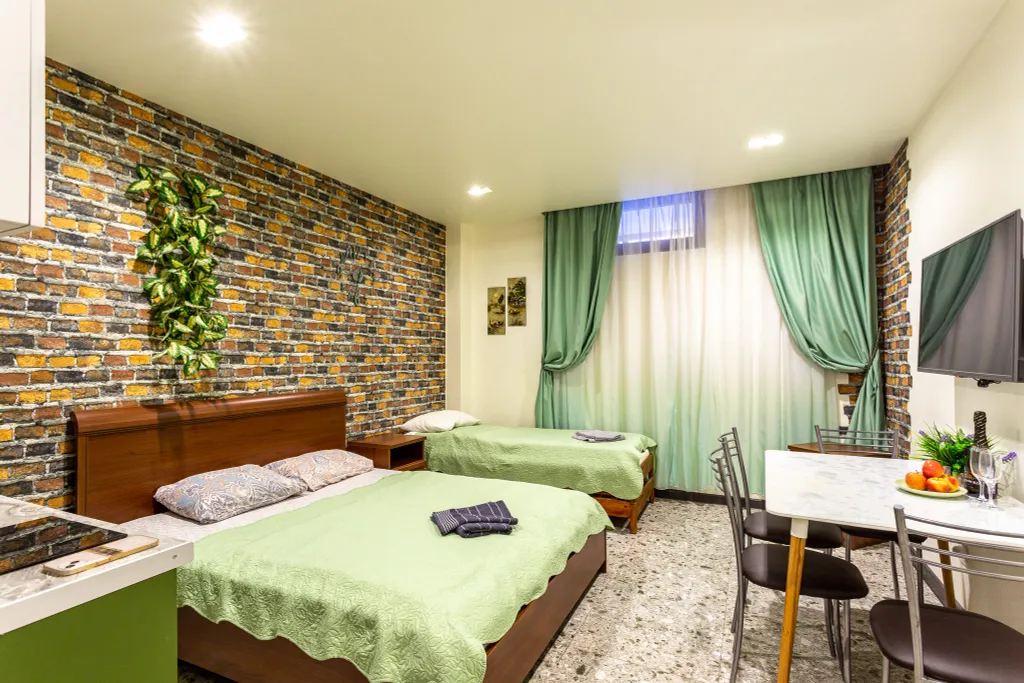 Уютная студия в самом ЦЕНТРЕ курорта на 3х человек