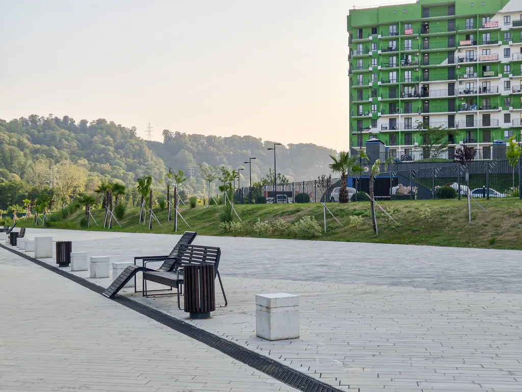 Апартаменты с видом на море, лес и горы