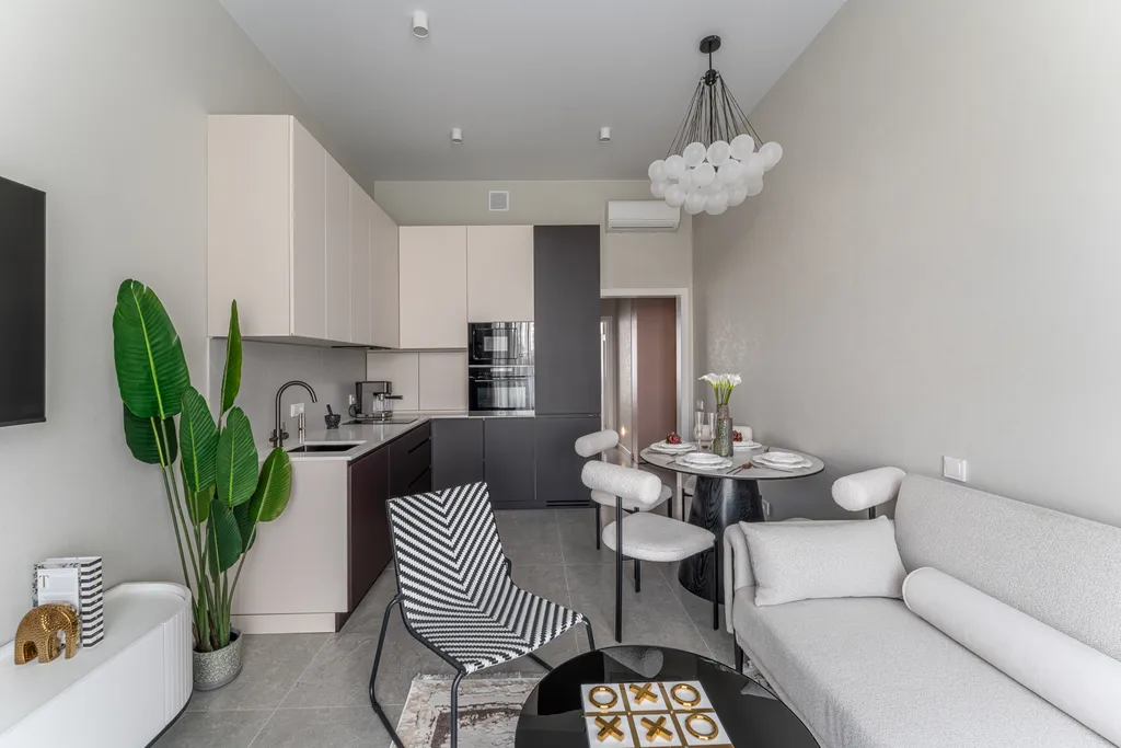 Квартира Apart-Deluxe Легенды моря: Дизайнерская 1к.квартира у озера и моря — Светлогорск