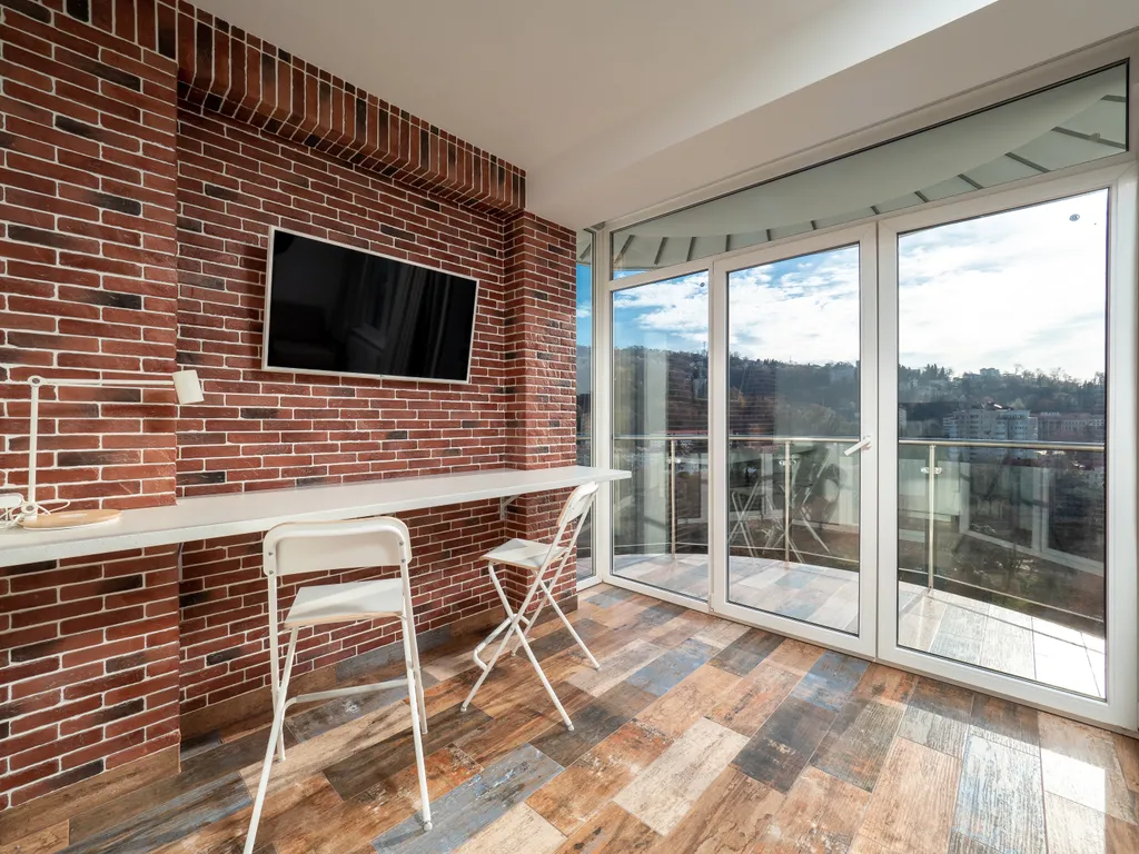 Квартира в Сочи с балконом, ровное место, вид на море, центр Хосты — аренда посуточно в Хоста