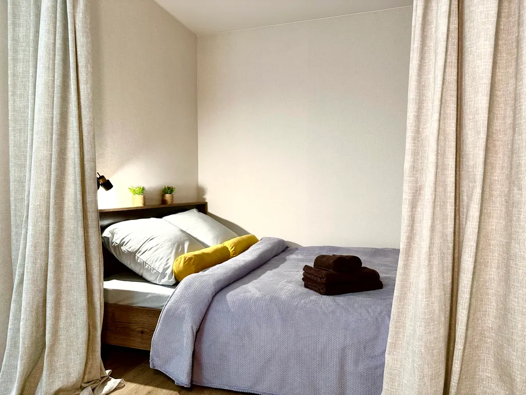 Светлая квартира рядом с ж/д вокзалом