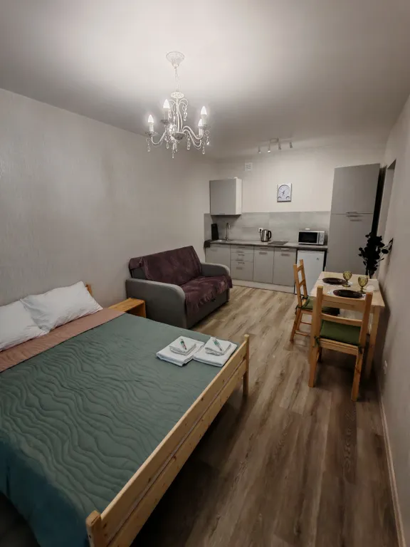 Комфортная студия рядом с аэропортом Толмачево и Экспоцентром