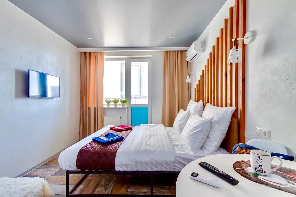 Квартира Уютная студия с большой лоджией в доме бизнес-класса — аренда посуточно в Химки