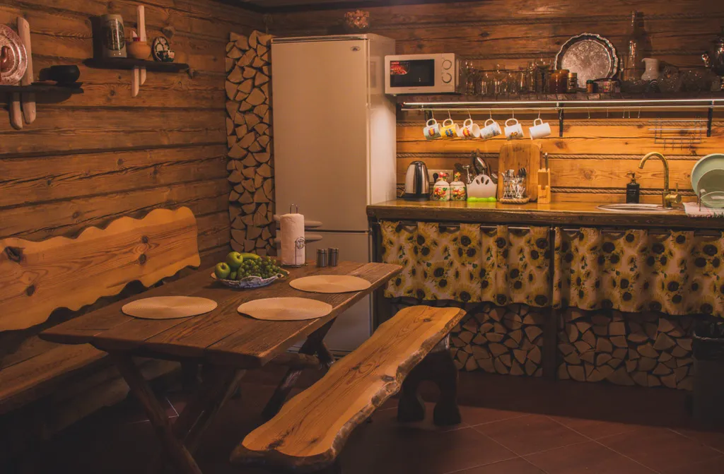 Дом-баня на высоком берегу Березины