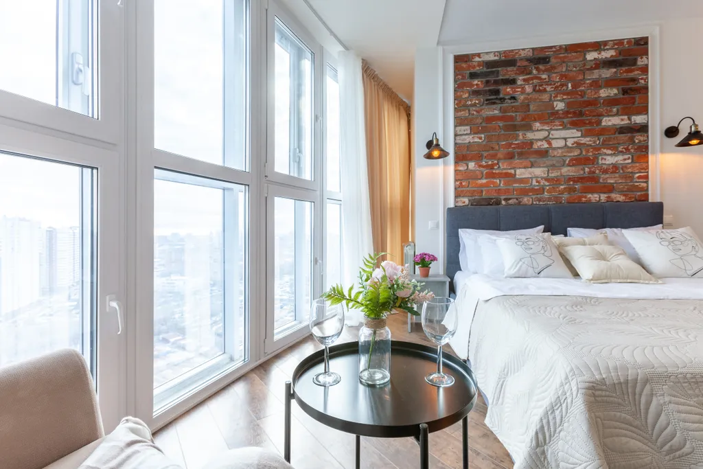 Апартамент Rentplaza c Панорамным видом на город