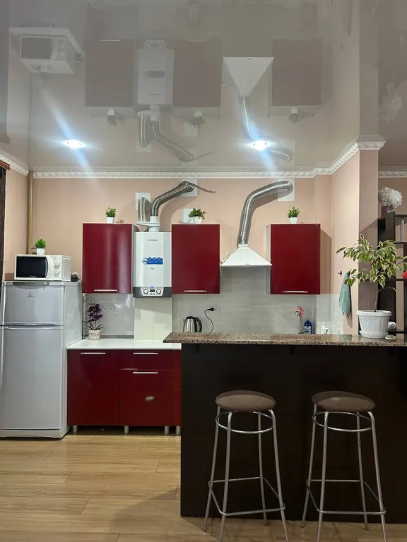 Просторная евродвушка с видом на гору