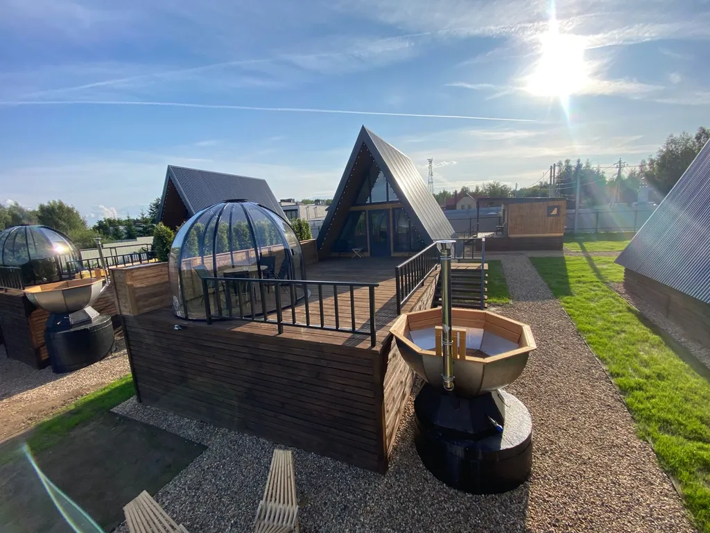 Дом с большой террасой