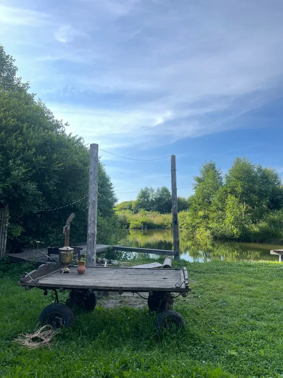 Дом отдыха Переславская усадьба с баней и прудом без соседей