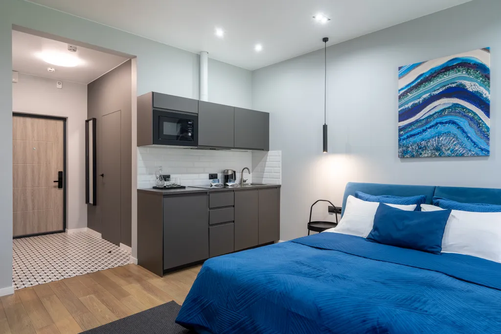 Апартаменты Охта КраСКИ Blue