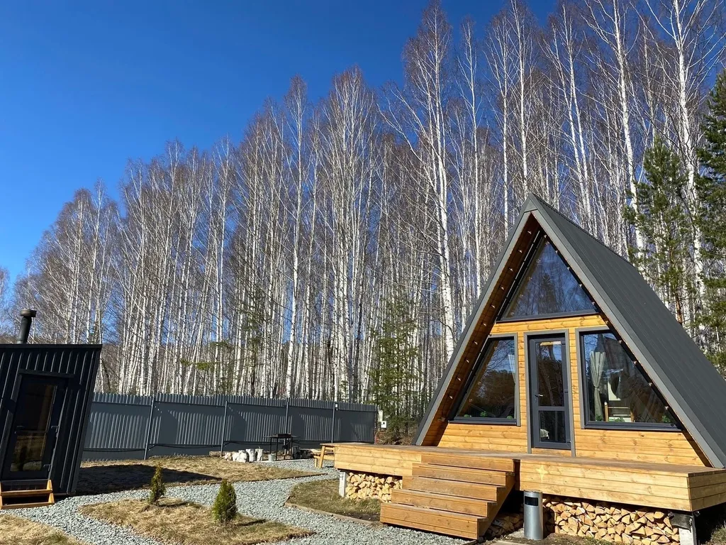 Уютный дом А-фрейм На воздухе