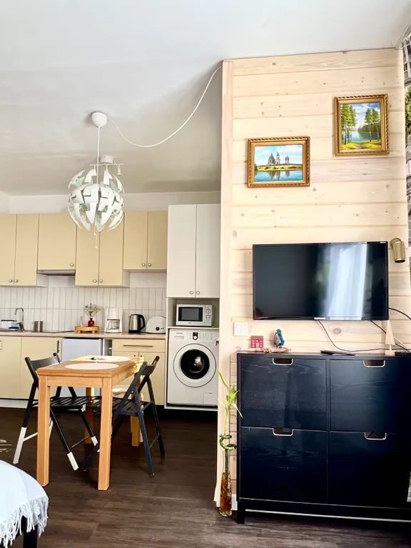 Светлая квартира рядом с Онежским озером