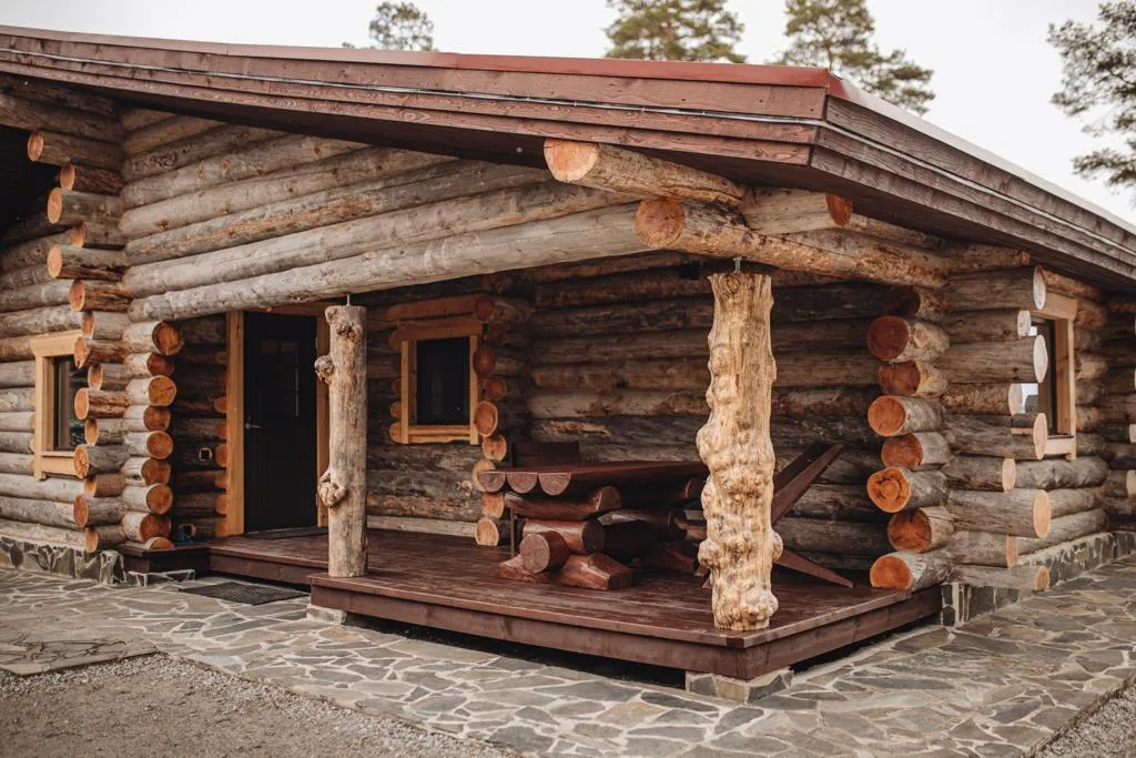 Коттедж Лахти с видом на озеро