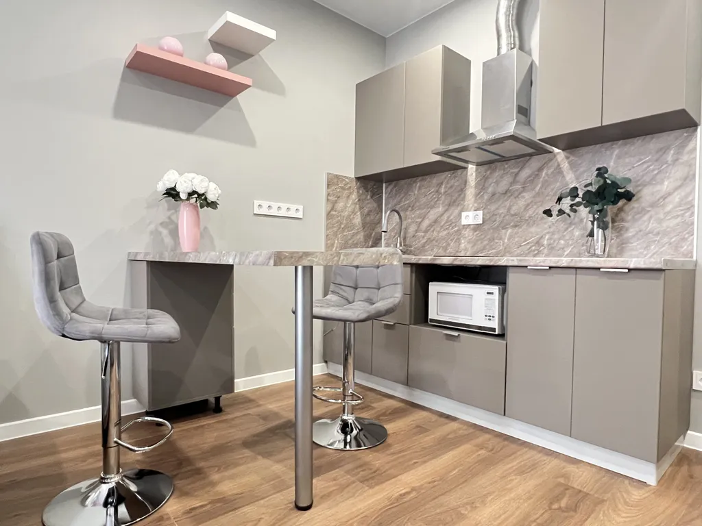 Квартира Квартира Трёхместная студия с балконом — Сочи