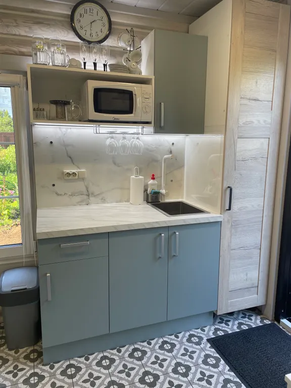 Коттедж Дом-баня в поселке около залива — Лебяжье