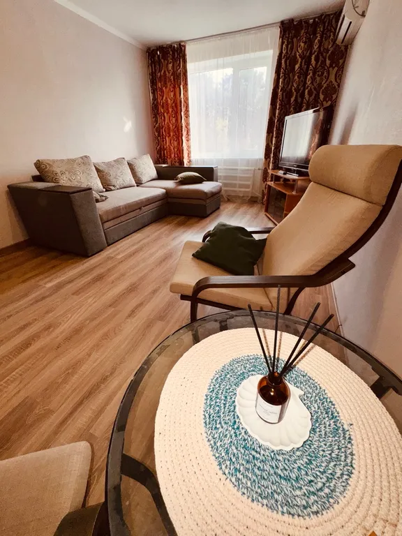 Квартира Квартира Уютная Как Дома в 5 минут до пляжа — Любимовка