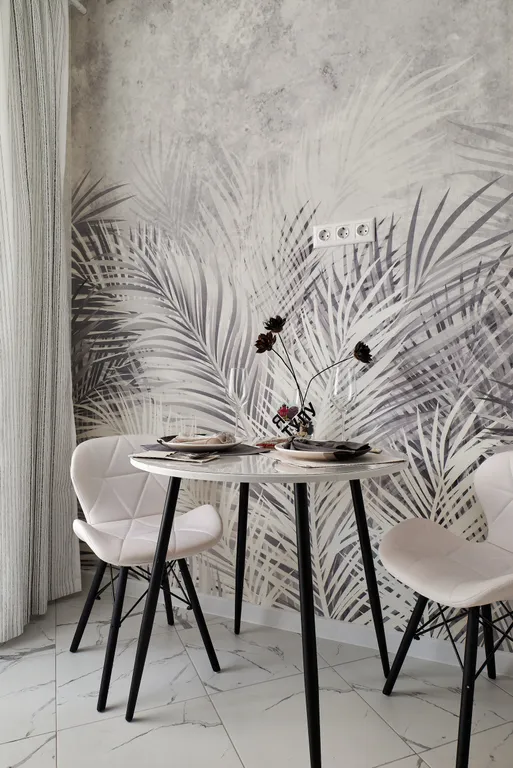 Прекрасная стильная квартира Инь янь