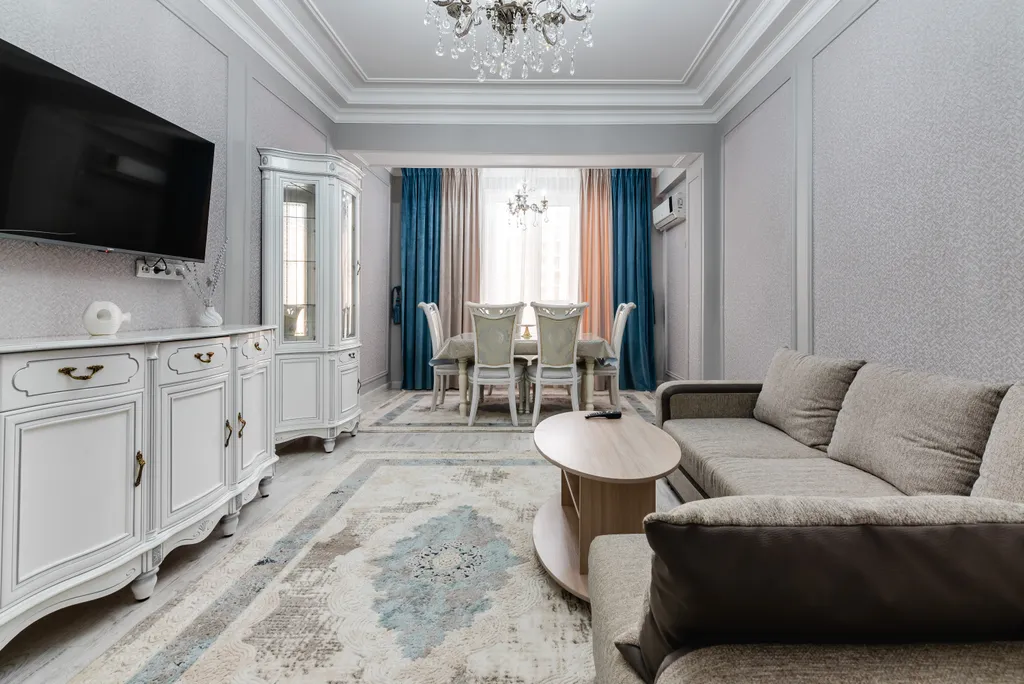 Жк комфорт 4х комн квартира, возле трц мега аlmaty — аренда посуточно в Алматы